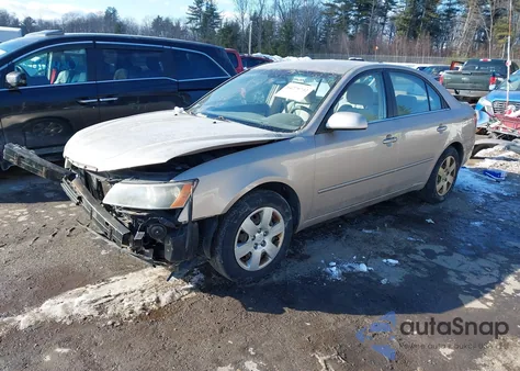 2008 Hyundai Sonata Gls z USA, uszkodzony, nr VIN 5NPET46CX8H311648
